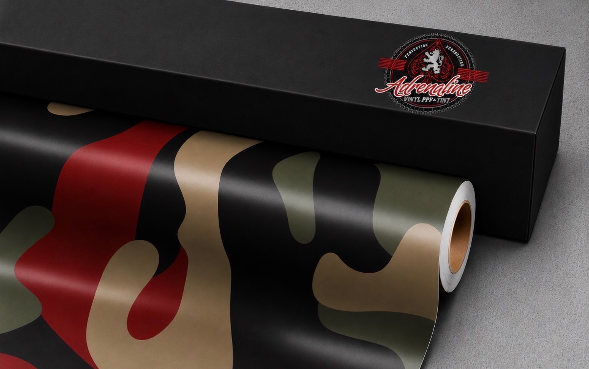 Rebel Red Camo Camo vinyl wrap swatch