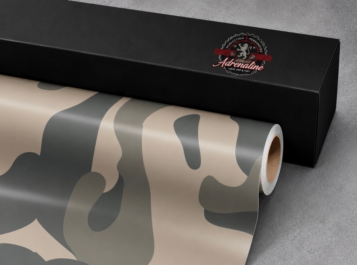 Desert Tan Camo Camo vinyl wrap swatch
