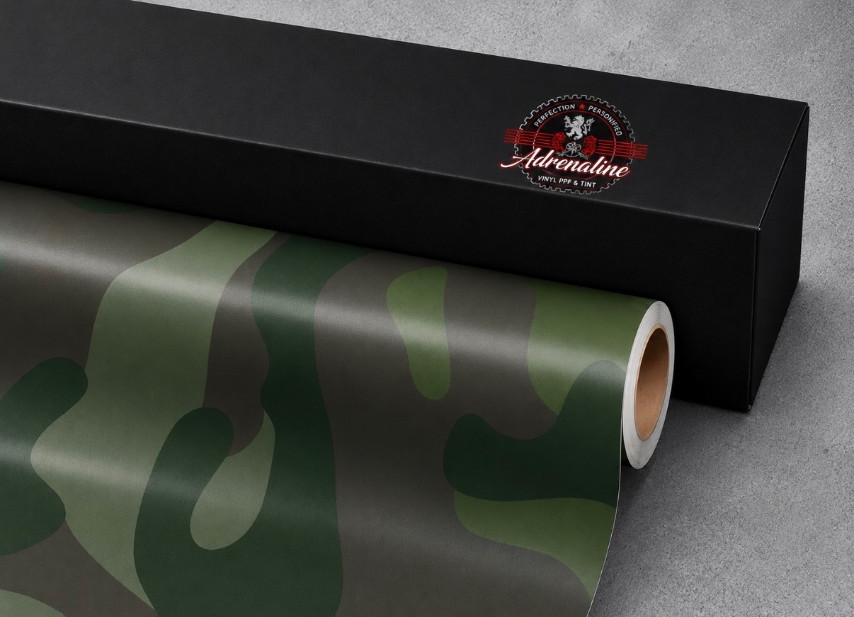 Woodland Green Camo Camo vinyl wrap swatch